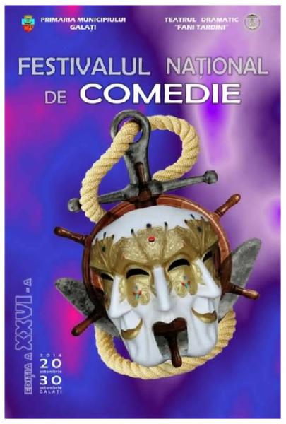 Festivalul National de Comedie, Galati 2014, Foto: Afis