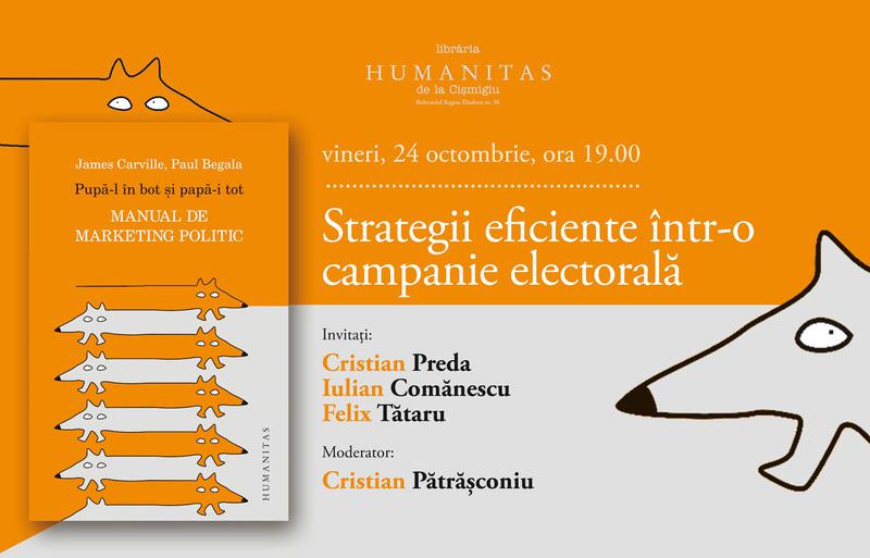"Strategii eficiente intr-o campanie electorala", Foto: Librariile Humanitas