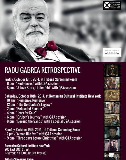 Radu Gabrea Retrospective, Foto: Afis
