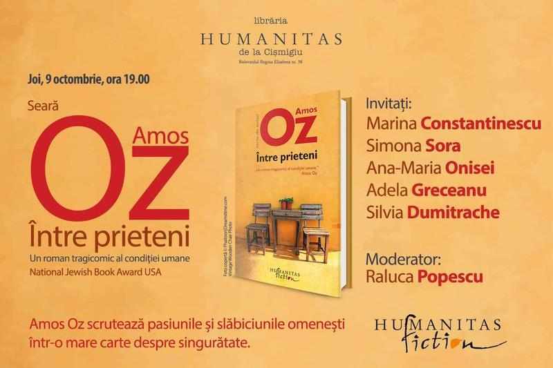 Amos Oz: Intre prieteni, Foto: Humanitas