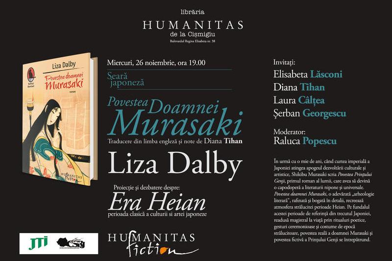 Seara japoneza: "Povestea doamnei Murasaki" de Liza Dalby, Foto: Librariile Humanitas