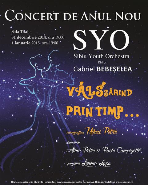 Concert de Anul Nou la Sibiu, Foto: Afis