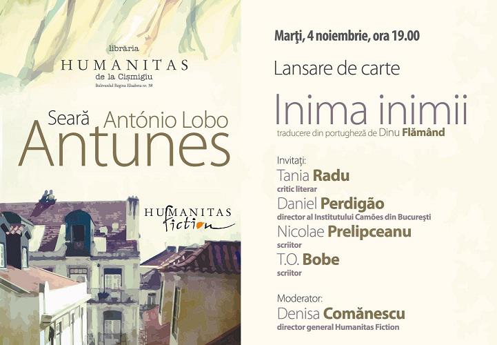 Inima inimii - António Lobo Antunes, Foto: Librariile Humanitas