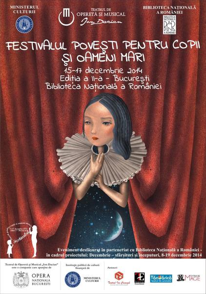 Festivalul Povesti pentru copii si oameni mari, Foto: Afis