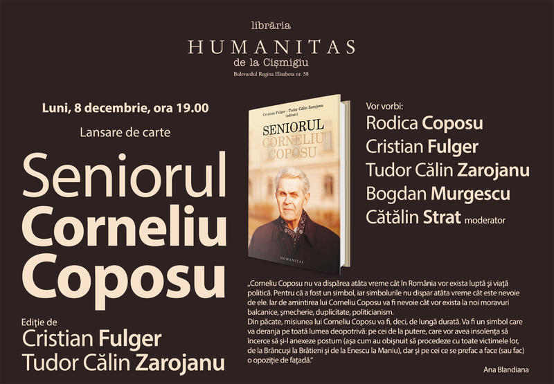 "Seniorul Corneliu Coposu", Foto: Humanitas