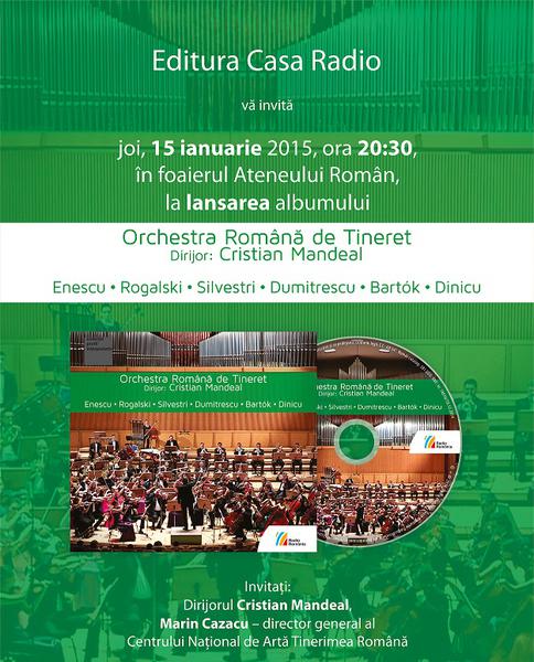 Lansare CD cu Orchestra Romana de Tineret, Foto: Editura Casa Radio