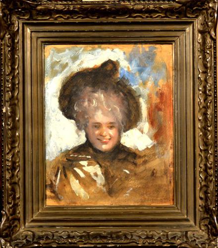 Stefan Luchian - Doamna cu palarie, Foto: Galeria GOLDART