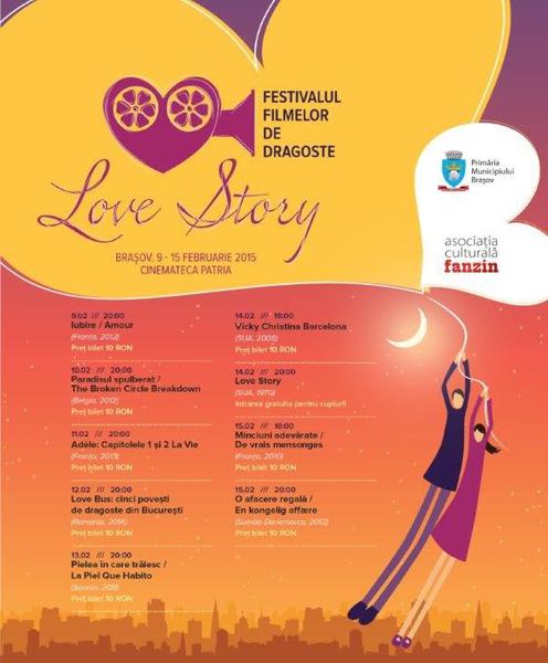 Festivalul Love story, Brasov 2015, Foto: Afis festival