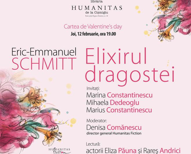 Elixirul dragostei, de Eric-Emmanuel Schmitt, Foto: Humanitas