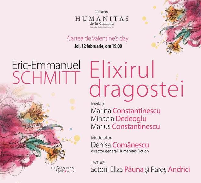 Elixirul dragostei, de Eric-Emmanuel Schmitt, Foto: Humanitas
