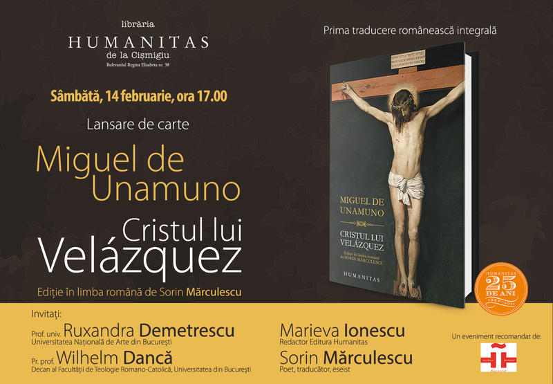 Miguel de Unamuno: Cristul lui Velazquez, Foto: Librariile Humanitas