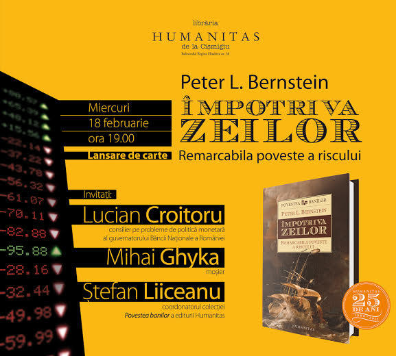 Împotriva zeilor - de Peter L. Bernstein, Foto: Humanitas