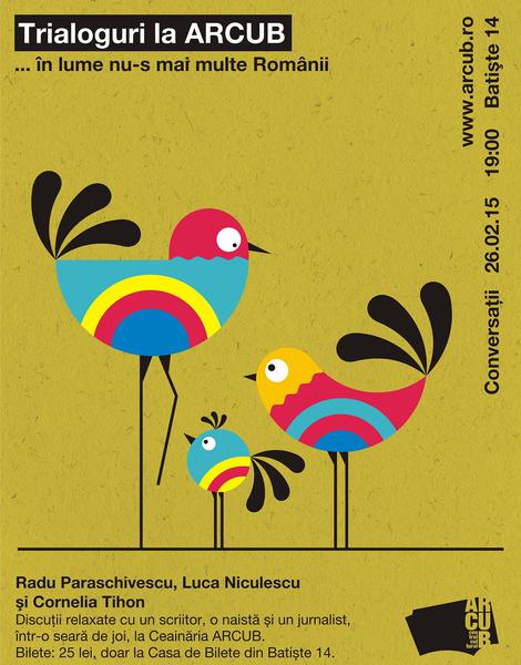 Trialoguri la ARCUB, Foto: Afis