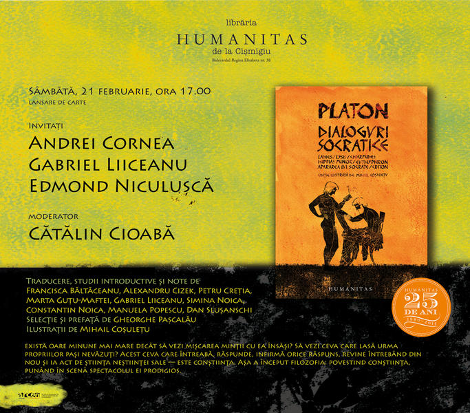 Platon, "Dialoguri socratice", Foto: Humanitas