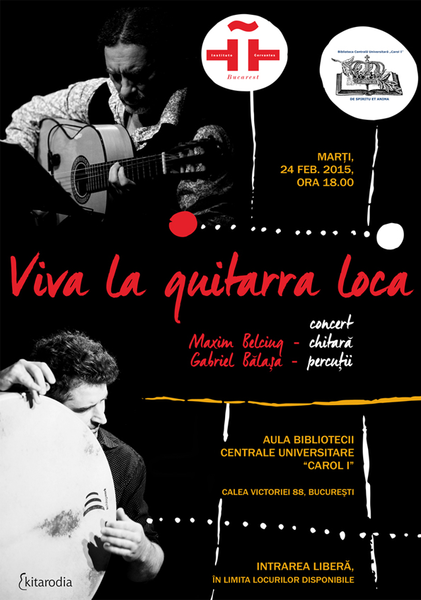 Viva la guitarra loca!, Foto: Institutul Cervantes Bucuresti