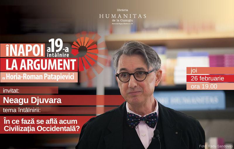 Inapoi la argument, Foto: Librariile Humanitas