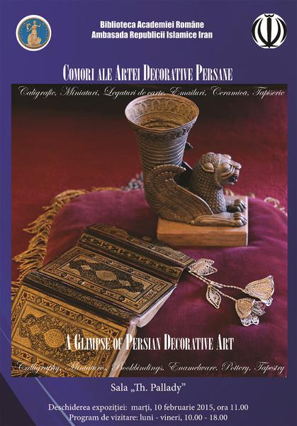 Arta Decorativa Persana, Foto: Afis expozitie