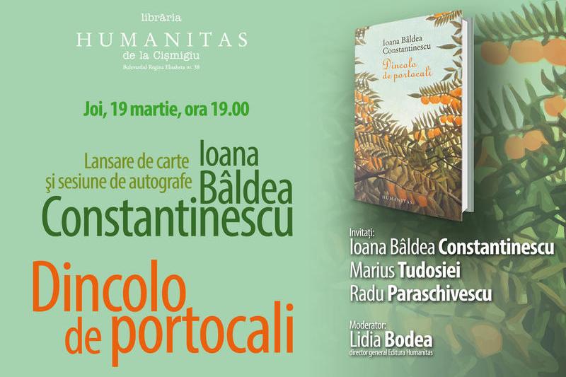 "Dincolo de portocali" de Ioana Baldea Constantinescu, Foto: Humanitas