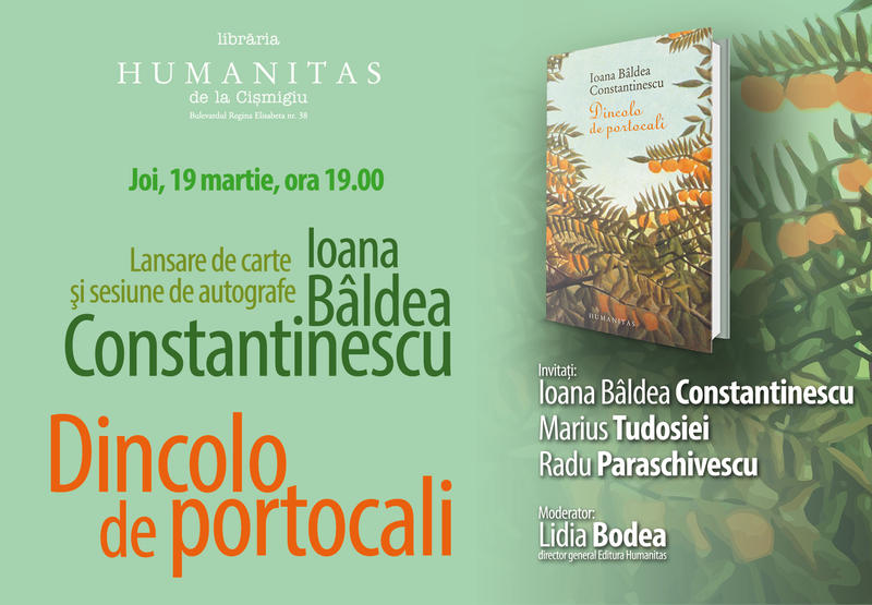 "Dincolo de portocali" de Ioana Baldea Constantinescu, Foto: Humanitas