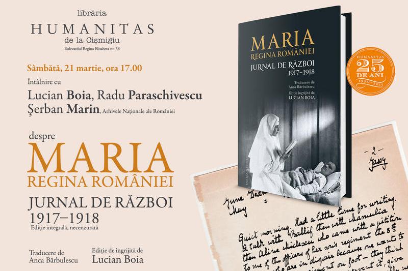 'Jurnalul de razboi' al reginei Maria (vol. II) , Foto: Humanitas