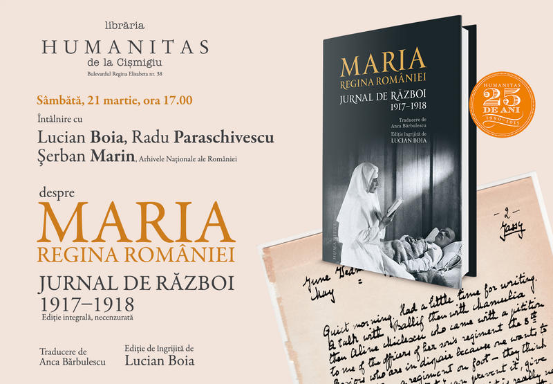 'Jurnalul de razboi' al reginei Maria (vol. II) , Foto: Humanitas