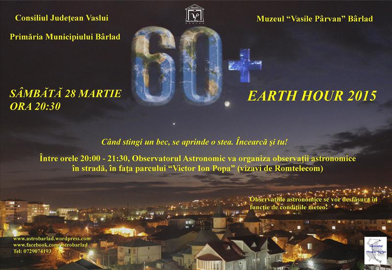 Ora Pamantului, Foto: Afis