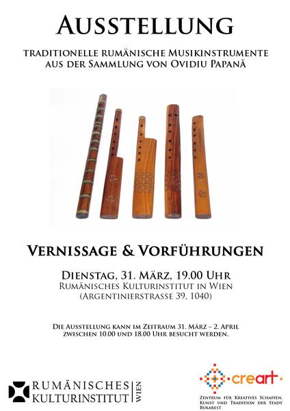 Expozitie de instrumente muzicale, Foto: ICR Viena