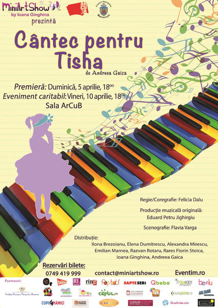 Musicalul Cantec pentru Tisha, Foto: ArCuB
