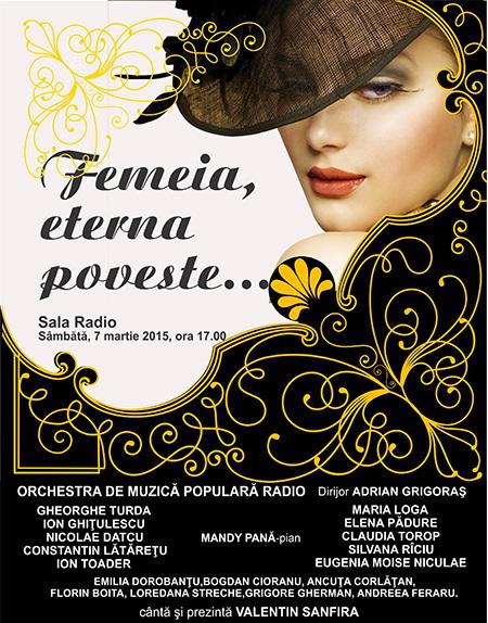 Femeia eterna poveste, Foto: Afis concert