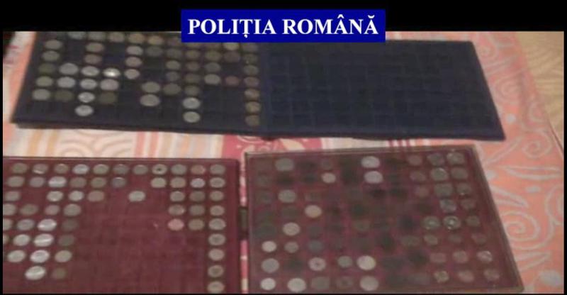 Monede confiscate , Foto: Politia Romana