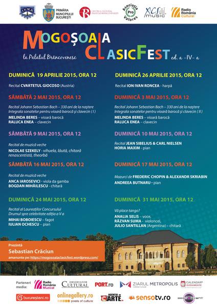 Mogosoaia ClasicFest editia a IV a, Foto: Afis