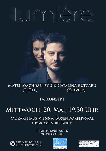 Afis recital 'Lumiere', Foto: ICR Viena