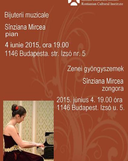 Recital Sanziana Mircea, Foto: ICR