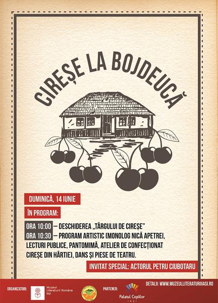 Targ de cirese la Bojdeuca, Foto: Muzeul Literaturii Romane Iasi