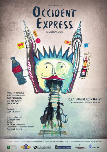 Occident expres de Matei Visniec, Foto: Afis spectacol