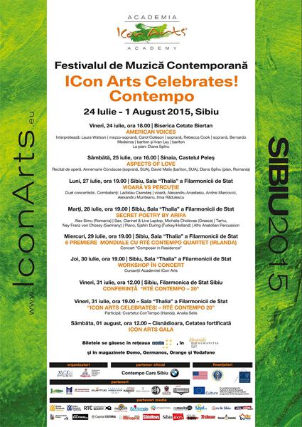 Festivalul ICon Arts 2015, Foto: Afis