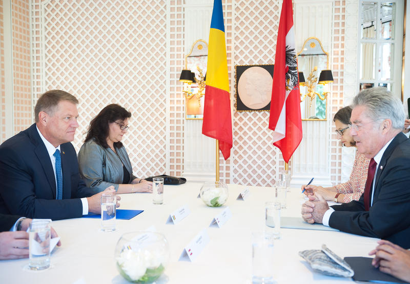 Klaus Iohannis s-a intalnit cu Heinz Fischer, Foto: Administratia Prezidentiala