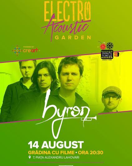 Lansare single byron la Gradina cu Filme, Foto: Afis