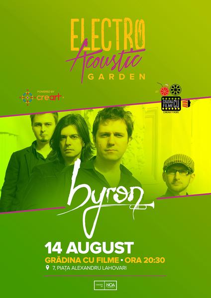 Lansare single byron la Gradina cu Filme, Foto: Afis
