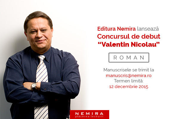 Concursul de debut Valentin Nicolau, Foto: Editura Nemira