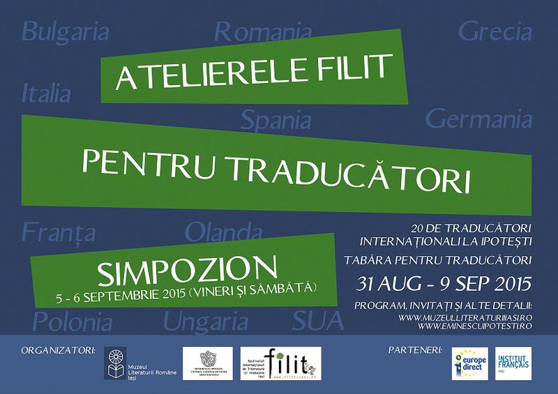 Atelier de traducere - Ipotesti 2015, Foto: Afis