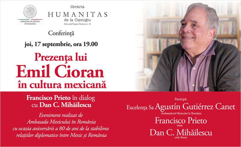 Prezenta lui Emil Cioran in cultura mexicana, Foto: Librariile Humanitas