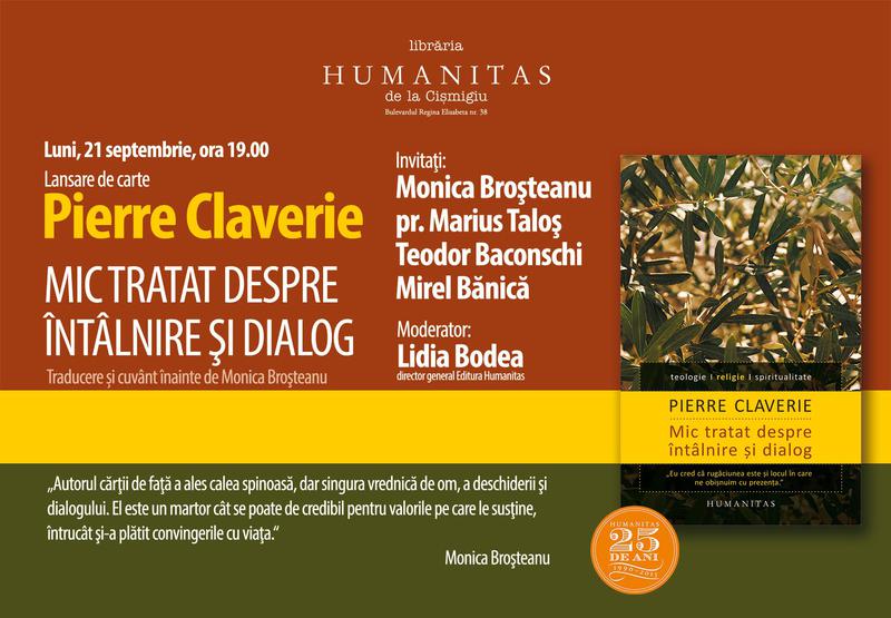 Mic tratat despre întâlnire si dialog, de Pierre Claverie, Foto: Librariile Humanitas