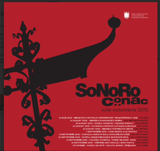 SoNoRo Conac - concertele lunii septembrie, Foto: webPR.ro