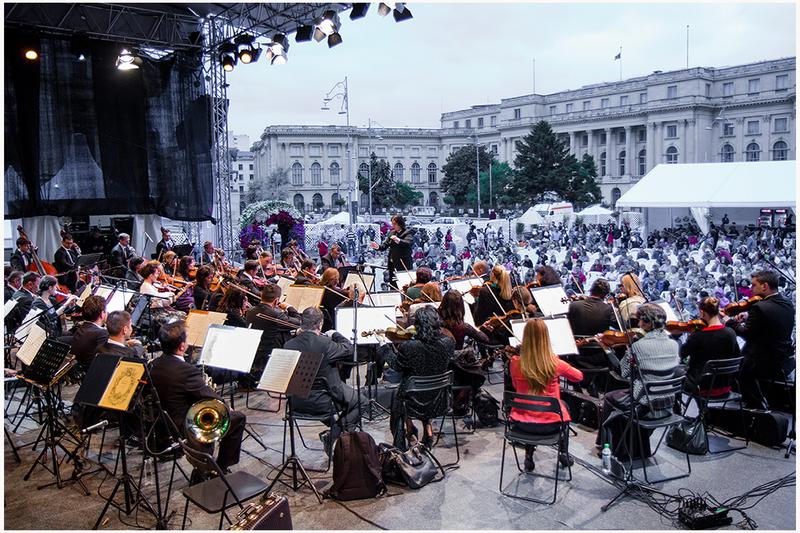 Orchestra Nationala Radio in aer liber: Foto Alexandru Dolea, Foto: Orchestrele si Corurile Radio