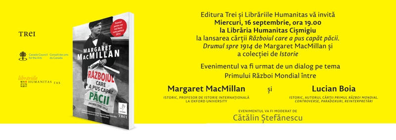 Razboiul care a pus capat pacii. Drumul spre 1914, de Margaret MacMillan, Foto: Editura Trei