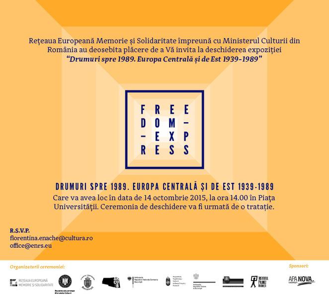 Expozitie Freedom Express, Foto: ArCuB