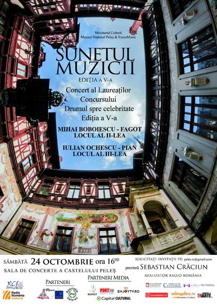 Sunetul muzicii la Castelul Peles, Foto: Afis concert