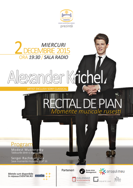 Recital de pian Alexander Krichel, Foto: Afis concert