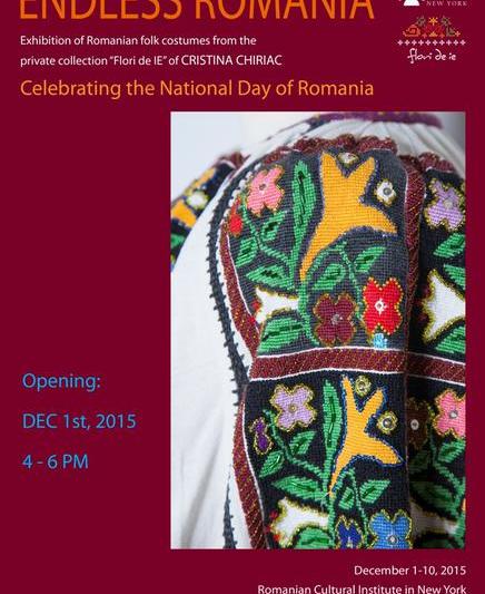 Expozitie 'Flori de IE' la ICR New York, Foto: Afis